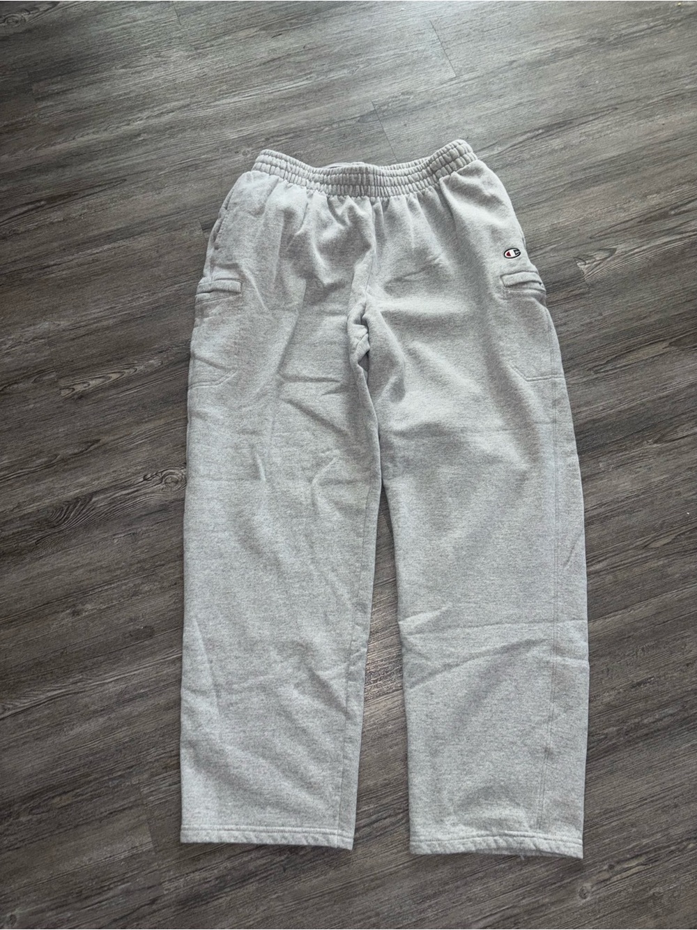 Champion Gray Fleece Sweatpants - Light Gray Joggers